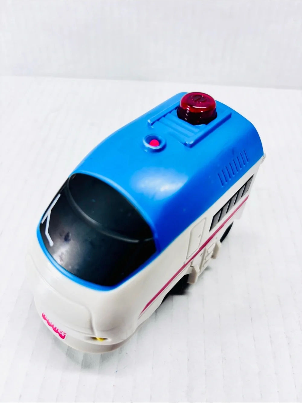 GEOTRAX TRAIN Blue & White Crosstown Express Lines City, Fire Engine & Freighway